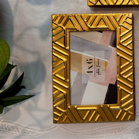 Set of 3 Metal frames Hobby Lobby Gold Table Decor Frame 8”x 6” - Picture 8 of 8